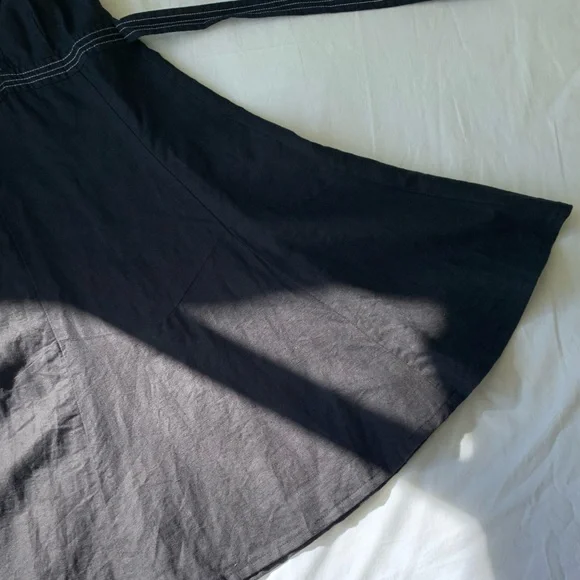 Zara Strappy Linen Blend Dress - Picture 8 of 9